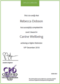 Canine Wellbeing Certified